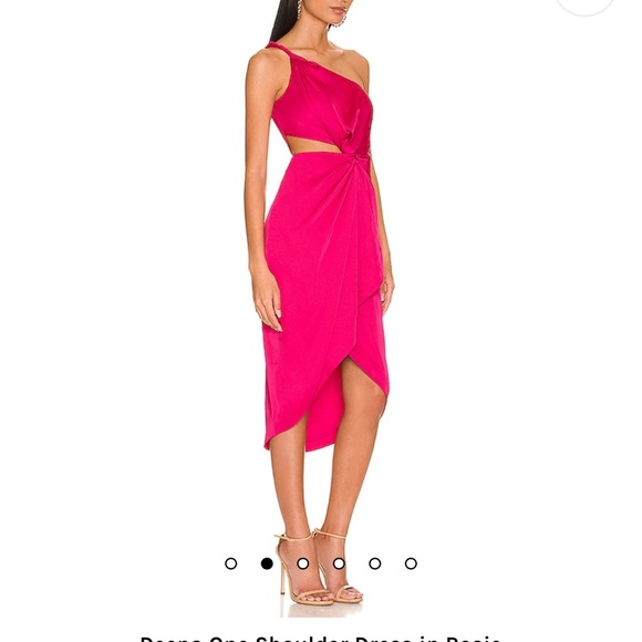 Amur Deena one shoulder Fushia Dress 👗 - Picture 6 of 6